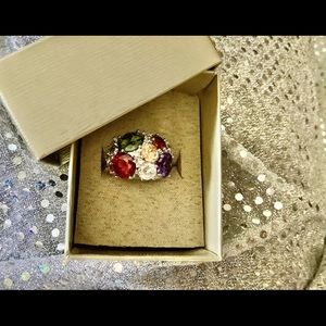 Dan stamped 14 stones gorgeous ring